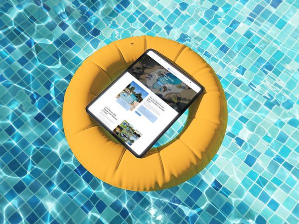 Prairie Sky Pools website